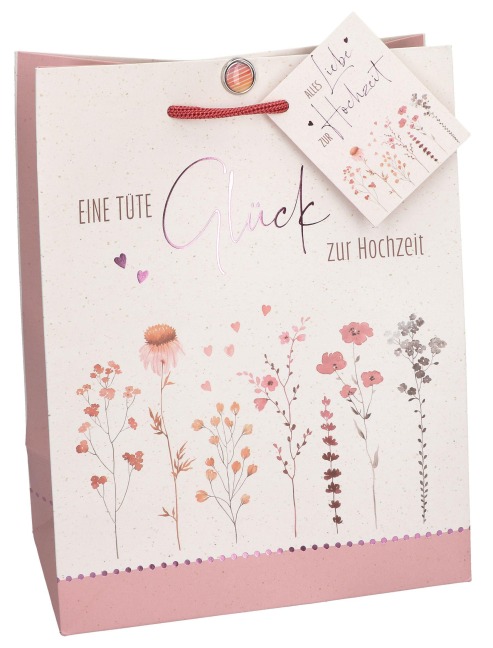 Wundertüte zur Hochzeit. Liebevoll gefüllte Überraschungstüte mit kleinen Geschenkartikeln zur Trauung - 