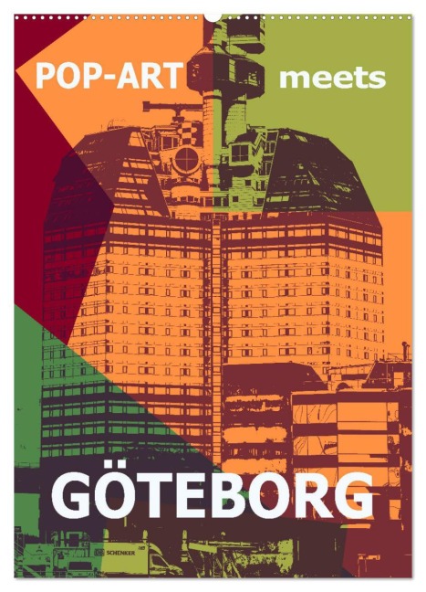 POP-ART meets Göteborg (Wandkalender 2026 DIN A2 hoch), CALVENDO Monatskalender - Reinhard Sock