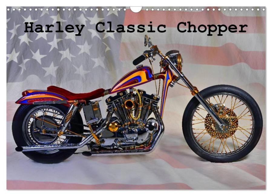 Harley Classic Chopper (Wandkalender 2026 DIN A3 quer), CALVENDO Monatskalender - Ingo Laue