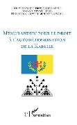 Cover-Bild zum Titel 'Mémorandum pour le droit à l'autodétermination de la Kabylie' von 'Gouvernement Provisoire Kabyle'