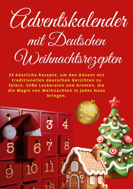 Adventskalender mit deutschen Weihnachtsrezepten - Hanna Winterberg