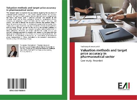 Valuation methods and target price accuracy in pharmaceutical sector - Yauheniya Klemantovich