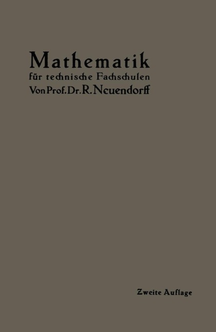 Lehrbuch der Mathematik - R. Neuendorff
