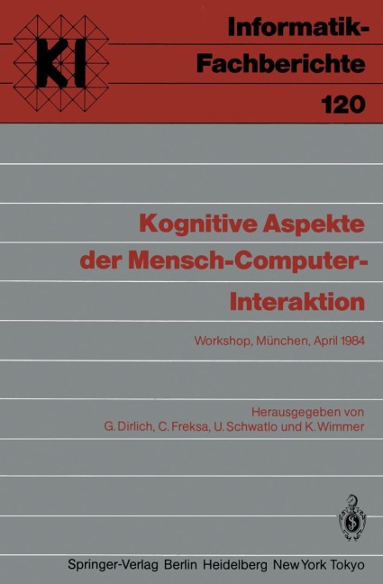 Kognitive Aspekte der Mensch-Computer-Interaktion - 