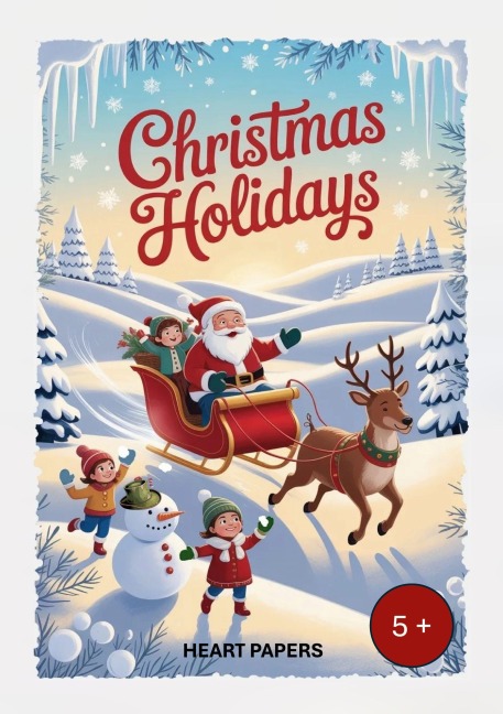 Christmas Holidays - Heart Papers