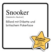Cover-Bild zum Titel 'Snooker' von 'David Lange'