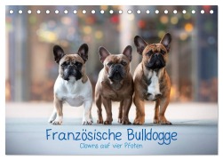 Französische Bulldogge - Clowns auf vier Pfoten (Tischkalender 2026 DIN A5 quer), CALVENDO Monatskalender - Sabrina Wobith Photography - FotosVonMaja