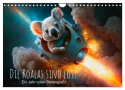 Cover-Bild zum Titel 'Die Koalas sind los! Ein Jahr voller Bärenspaß (Wandkalender 2027 DIN A4 quer), CALVENDO Monatskalender' von 'Artefacti'