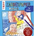 Cover-Bild zum Titel 'Zauberpapier Malbuch für Jungs' von 'Norbert Pautner'