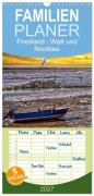 Cover-Bild zum Titel 'Familienplaner 2027 - Friesland - Watt und Nordsee mit 5 Spalten (Wandkalender, 21 x 45 cm) CALVENDO' von 'Peter Roder'