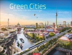 Cover-Bild zum Titel 'Green Cities Kalender 2026 - Eine Reise in die Welt von morgen' von ''