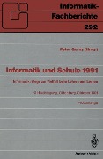 Cover-Bild zum Titel 'Informatik und Schule 1991' von ''