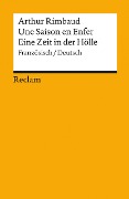 Cover-Bild zum Titel 'Une Saison en Enfer / Eine Zeit in der Hölle' von 'Arthur Rimbaud'