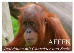 Cover-Bild zum Titel 'Affen - Individuen mit Charakter und Seele (Wandkalender 2026 DIN A2 quer), CALVENDO Monatskalender' von 'Elisabeth Stanzer'