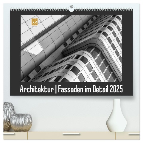 Architektur - Fassaden im Detail 2025 (hochwertiger Premium Wandkalender 2025 DIN A2 quer), Kunstdruck in Hochglanz - Franco Tessarolo