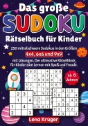 Cover-Bild zum Titel 'Das große Sudoku Rätselbuch für Kinder ab 6 Jahren' von 'Lena Krüger'