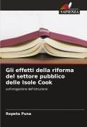 Cover-Bild zum Titel 'Gli effetti della riforma del settore pubblico delle Isole Cook' von 'Repeta Puna'