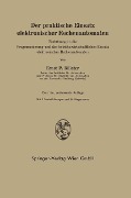 Cover-Bild zum Titel 'Der praktische Einsatz elektronischer Rechenautomaten' von 'Ernst P. Billeter'