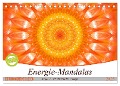 Energie - Mandalas in orange (Tischkalender 2025 DIN A5 quer), CALVENDO Monatskalender - Christine Bässler