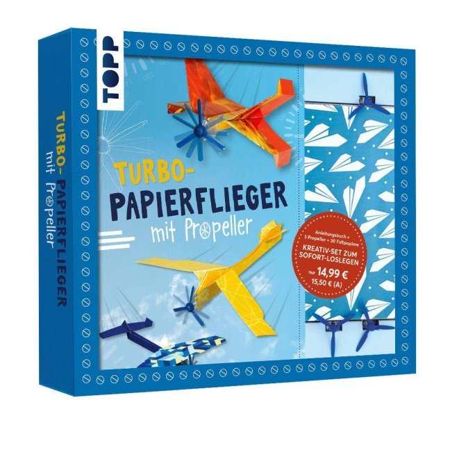 Kreativ-Set Turbo-Papierflieger mit Propeller - Christian Saile