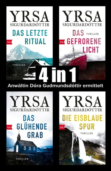 Anwältin Dóra Gudmundsdóttir ermittelt: Band 1-4 - - Yrsa Sigurdardóttir