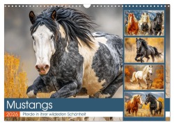 Cover-Bild zum Titel 'Mustangs. Pferde in ihrer wildesten Schönheit (Wandkalender 2026 DIN A3 quer), CALVENDO Monatskalender' von 'Rose Hurley'