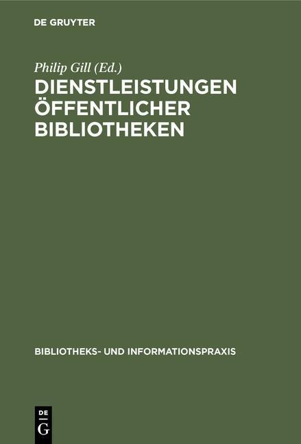 Dienstleistungen Öffentlicher Bibliotheken - 