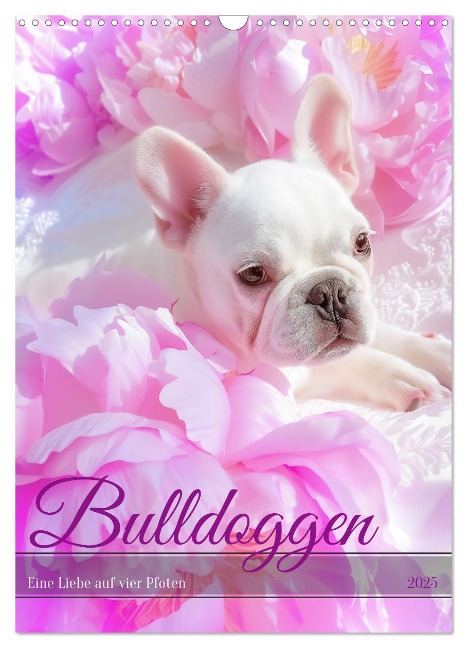 Bulldoggen (Wandkalender 2025 DIN A3 hoch), CALVENDO Monatskalender - Steffen Gierok-Latniak