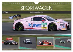 Cover-Bild zum Titel 'SPORTWAGEN DTM und FIA GT (Wandkalender 2026 DIN A4 quer), CALVENDO Monatskalender' von 'SchnelleWelten SchnelleWelten'