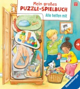 Cover-Bild zum Titel 'Mein großes Puzzle-Spielbuch - Alle helfen mit' von 'Mila Rulff'