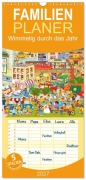 Cover-Bild zum Titel 'Familienplaner 2027 - Wimmelig durch das Jahr mit 5 Spalten (Wandkalender, 21 x 45 cm) CALVENDO' von 'Marion Krätschmer'