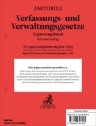Cover-Bild zum Titel 'Verfassungs- und Verwaltungsgesetze. Ergänzungsband 70. Ergänzungslieferung' von ''