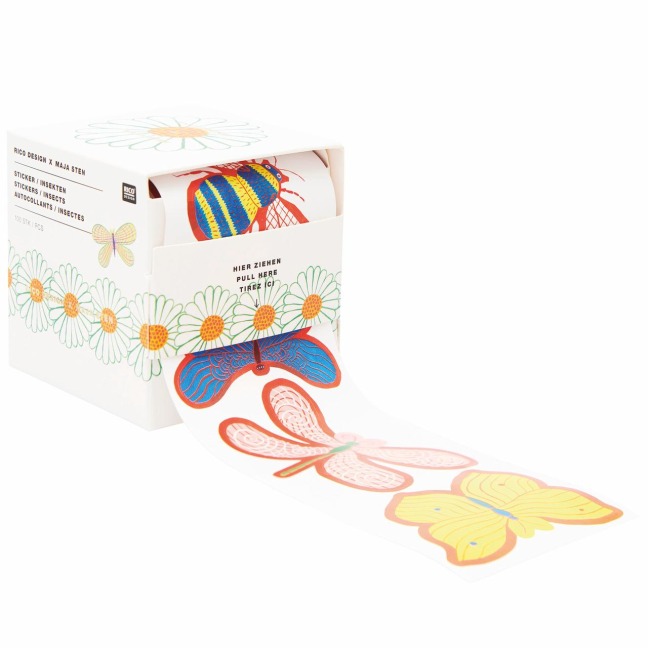 Sticker Midsommar Magic, Insekten FSC MIX, 100 Stk - 