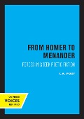 From Homer to Menander - L. A. Post