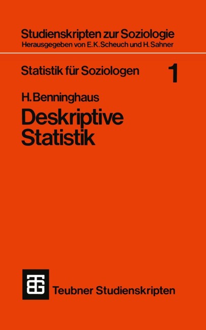 Statistik für Soziologen 1 - Hans Benninghaus
