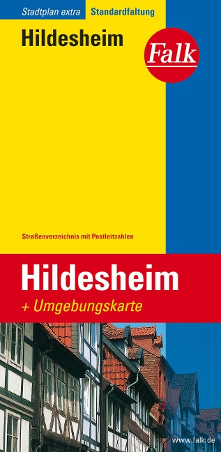 Falk Stadtplan Extra Standardfaltung Hildesheim 1:17 500 - 
