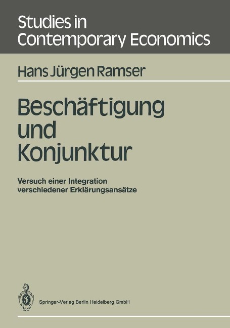 Beschäftigung und Konjunktur - Hans J. Ramser