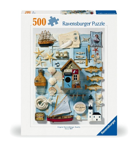 Erwachsenenpuzzle 500 Teile - Maritimes Flair - 