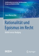 Cover-Bild zum Titel 'Rationalität und Egoismus im Recht' von 'Jana Maruschke'