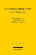 Cover-Bild zum Titel 'Leistungsstörungsrecht in Mitteleuropa' von ''