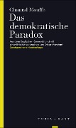 Cover-Bild zum Titel 'Das demokratische Paradox' von 'Chantal Mouffe'