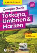 Cover-Bild zum Titel 'MARCO POLO Camper Guide Toskana, Umbrien & Marken' von 'Elisabeth Schnurrer'