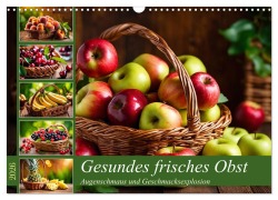 Cover-Bild zum Titel 'Gesundes frisches Obst (Wandkalender 2026 DIN A3 quer), CALVENDO Monatskalender' von 'Claudia Kleemann'