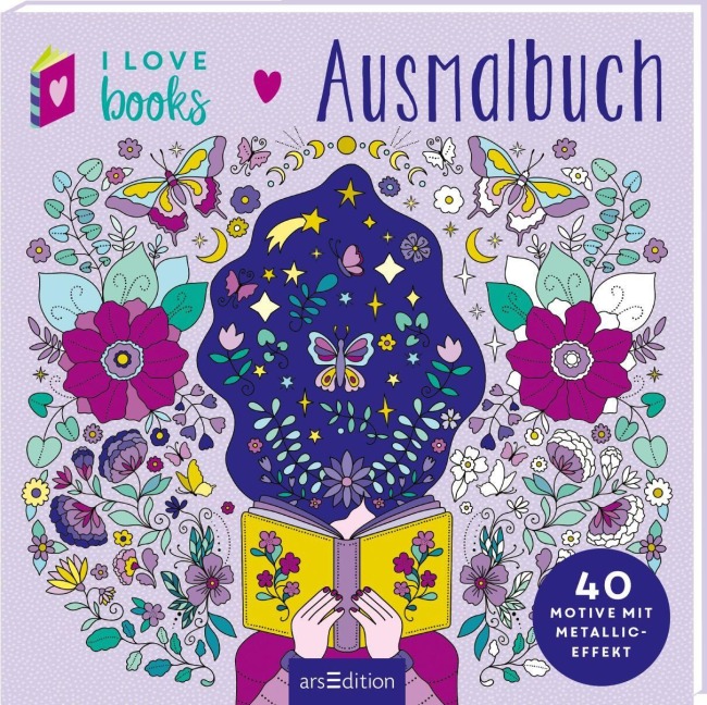 I Love Books - Ausmalbuch - 