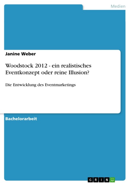 Woodstock 2012 - ein realistisches Eventkonzept oder reine Illusion? - Janine Weber