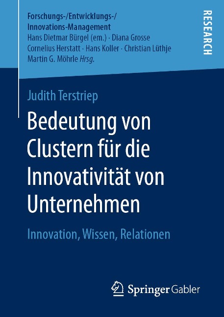 Bedeutung von Clustern für die Innovativität von Unternehmen - Judith Terstriep
