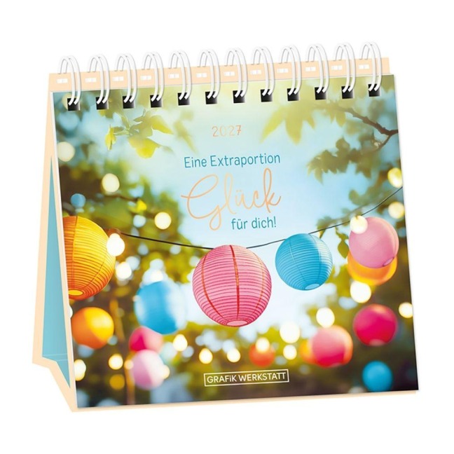 Tischkalender 2027 Extraportion Glück - 