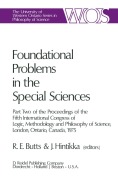 Cover-Bild zum Titel 'Foundational Problems in the Special Sciences' von ''