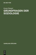 Cover-Bild zum Titel 'Grundfragen der Soziologie' von 'Georg Simmel'