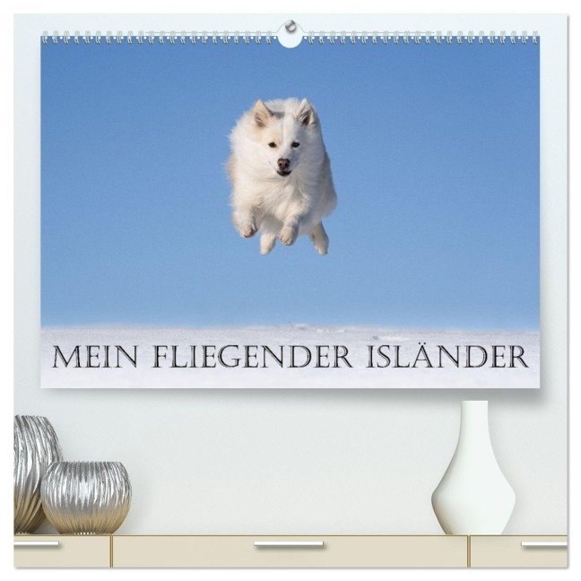 Mein fliegender Isländer (hochwertiger Premium Wandkalender 2026 DIN A2 quer), Kunstdruck in Hochglanz - Monika Scheurer